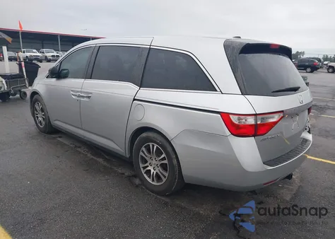 2013 Honda Odyssey Ex-L из США, поврежденный, VIN 5FNRL5H66DB039901